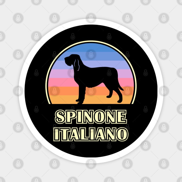 Spinone Italiano Vintage Sunset Dog Magnet by millersye